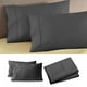 thumbnail image 1 of Fundas de Almohada 20 X 20 Funda de Almohada Doble Acolchada de Color Sólido, Funda de Almohada de Sobres de 51X76Cm, 1 of 5