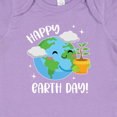 thumbnail image 4 of Inktastic Happy Earth Day Cute Smiling Planet Earth with Tree Boys or Girls Baby Bodysuit, 4 of 5