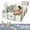 play yard-Slide and Basketball Hoop, variant on Portable Baby Playard,Stable Child Playpen with 14 Panels & 2 Game Doors,Fence Toddler Play Yards for Indoor & Outdoor for Babies and Toddlers,Grey&White