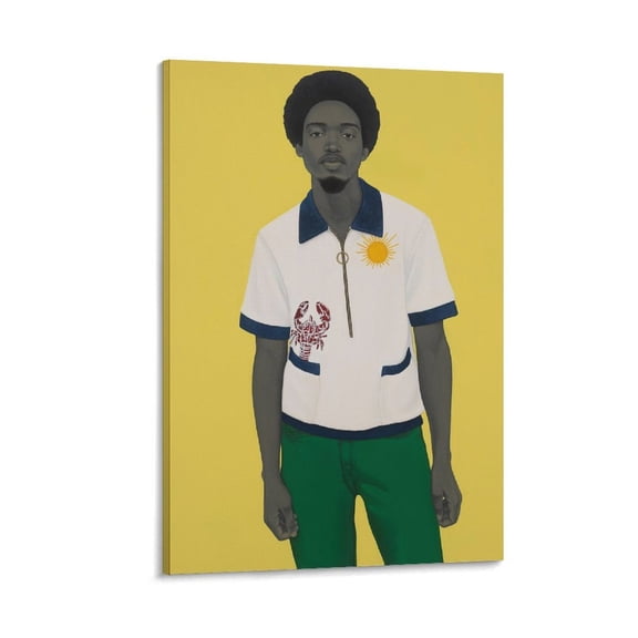 Portrait Painter Amy Sherald Painting Art Poster (18) Room Aesthetic Poster Print Art Wall Painting Canvas Posters Gifts Modern Bedroom Decor 24x36inch(60x90cm)