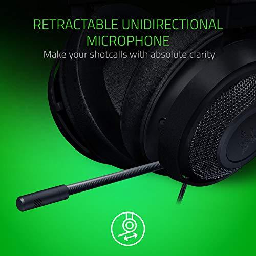 Razer Kraken Gaming Headset: Lightweight Aluminum Frame - Retractable Noise  Isolating Microphone - For PC, PS4, Nintendo Switch - 3.5 mm Headphone Jack  - Classic Black | Walmart Canada