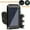 Black, variant on 【Camping Essential】39800mAh Solar Power Bank, Portable Solar Charger with Dual USB, Fast Phone Charging Battery Pack for Outdoor Travel, Emergency LED Flashlight & Compass for Hiking, Waterproof