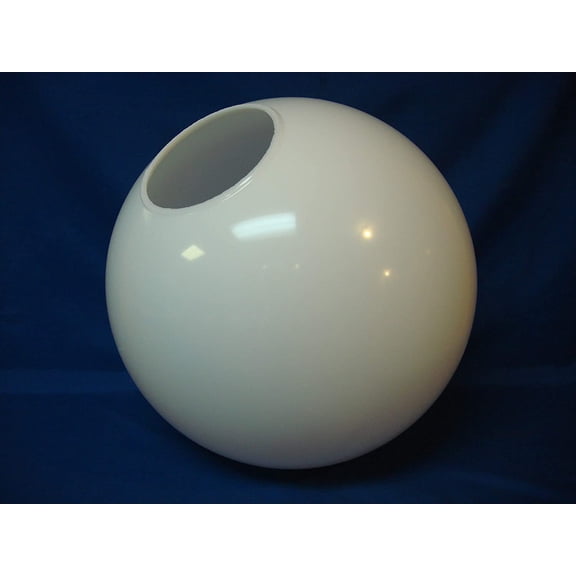 White Globe Acrylic 16" Flush 5-1/4" Opening$$Tools & Hardware Other