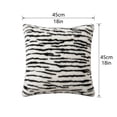 thumbnail image 2 of Halloween Throw Pillow Covers 18x18 Inch, Soft Plush Black Decorative Square Pillowcases, Farmhouse Holiday Cushion Covers for Couch Sofa Living Room Bedroom Outdoor Home Decor, 2 of 5