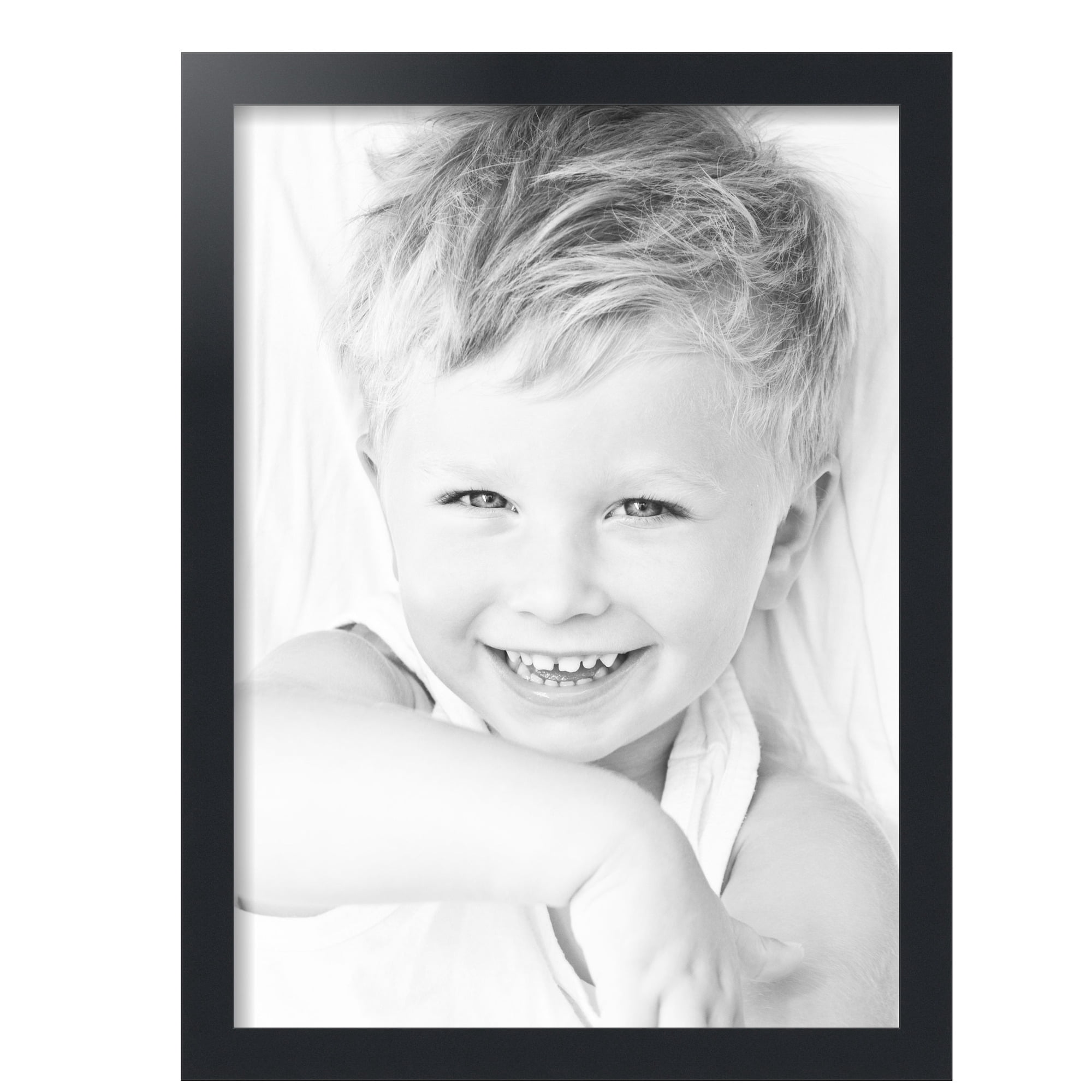 ArtToFrames 16" x 22" Black Picture Frame, 16x22 inch Black MDF Poster Frame (WOM-3926), 4 Pack