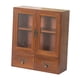 thumbnail image 2 of Gabinete de almacenamiento, estante para llaves, organizador de escritorio, estante de exhibición de madera para cocina, oficina, tazas, artículos, 2 of 9