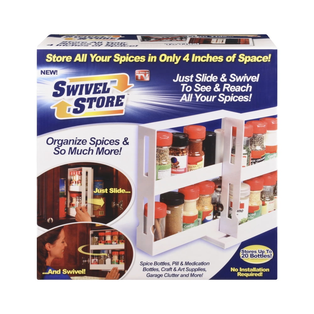 swivel store organizer storage system