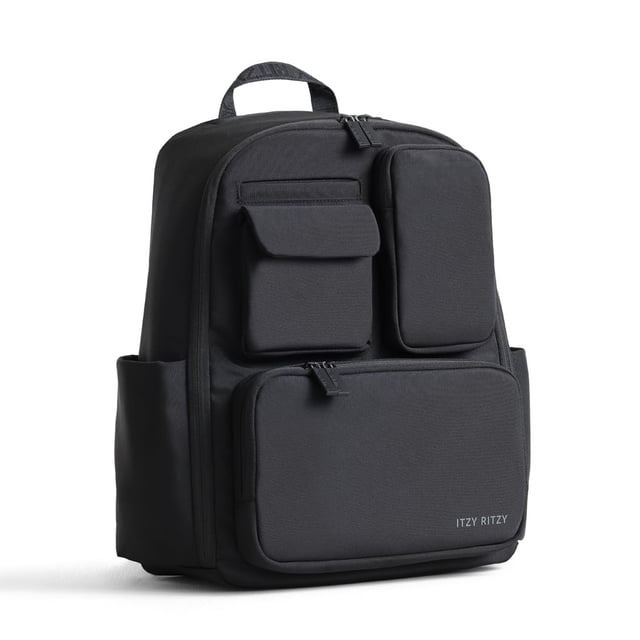 Mochila para Pañales Itzy Ritzy Utility con 17 Bolsillos Negra