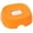 Orange, variant on Slow Feed Dog Bowl, Lick Sphere Puzzle Feeder for Liquid Treats, Non-Spill Puppy Bowl for Bone Broth & Yogurt, Interactive Pet Toy