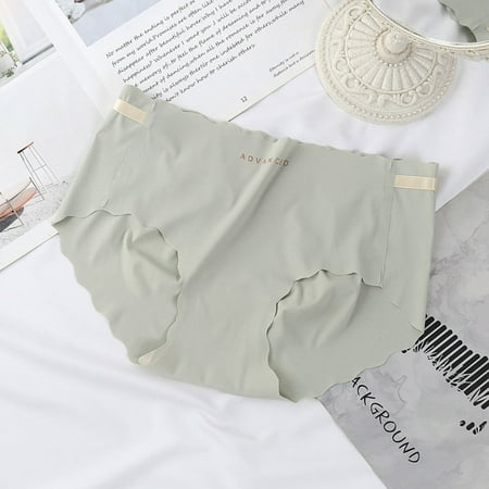 GENGING Women Underwear Explosion- Piece Ice Silk Underwear Women Breathable Saved Items for Later to Purchase Comfortable Ladies Sexy Underwear Waist Bottom Crotch Girl Briefs