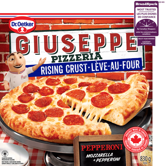 Dr. Oetker Giuseppe Pizzeria Rising Crust Pepperoni Pizza, 720 g