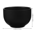 thumbnail image 2 of unbranded Bol De Afeitar Negro Multifuncional Con Interior De Inoxidable Durable, 2 of 8