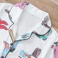 thumbnail image 4 of Emy Dola Funny Graphic Pajamas for Women Button Down Short Sleeve Top and Shorts Pjs Sets Summer Sleepwear S-XXL, 4 of 9