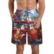 thumbnail image 1 of Balery Halloween Pets Pumpkins Traje de Baño Estilo Hawaiano para Hombre, Shorts de Secado Rápido con Bolsillos-XX-Large, 1 of 6