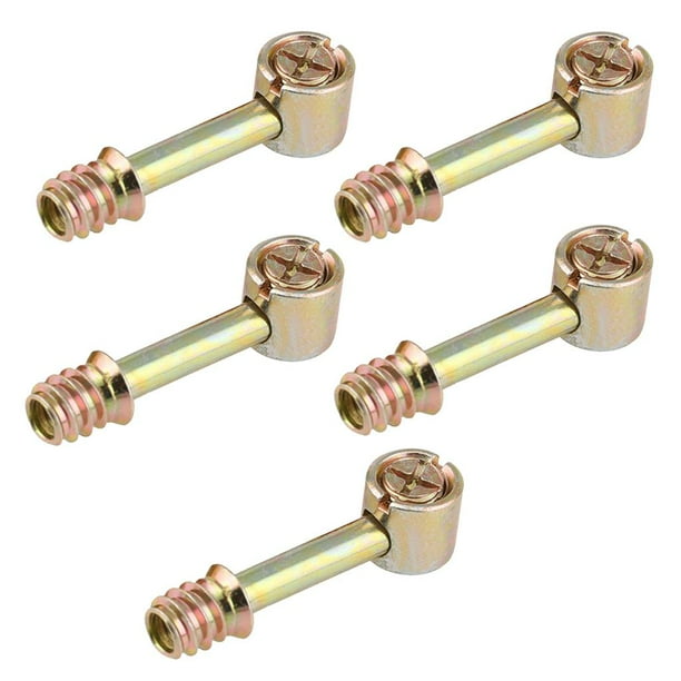 5 Sets Furniture Cam Fitting with Dowel And Pre Inserted Nut
