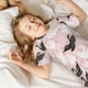 thumbnail image 5 of Balery Swan And Flowers2 Conjunto de Pijama Infantil de Manga Corta con Estampado – Ropa de Dormir de Algodón Suave-Large, 5 of 6