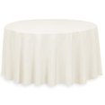 thumbnail image 1 of Nappe Ronde en Polyester 120 Pouces Nappe en Ivoire, 1 of 4