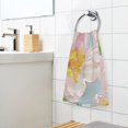 thumbnail image 5 of Flowers Painting Hand Towel Bath Towels Face Towels Cotton Absorbent for Home Hotel Spa Swimming Yoga Sports, 5 of 7
