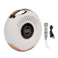 thumbnail image 1 of Necklace Fan USB Rechargeable Mini Donut Shape Portable Quiet Neck Hanging Fan for Desktop Office White, 1 of 5