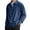 Navy Blue, variant on Corduroy Shirt Mens Lapel Long Sleeve Wrinkle Free Casual Button Down Shirts Work Overshirt Shackets Blue XXXL