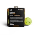 thumbnail image 5 of Delta P500 Pro Pickleball Balls Hole Design, For Durability & Consistent Performance Tournament Ball, Neon Yellow, Pack Of 4 Balls, 5 of 5