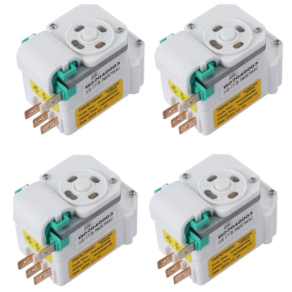 4X Temporizador de Descongelación Mecánico para Piezas de Refrigerador Tmde706Sc Temporizador de Descongelación