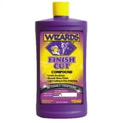 Wizards Finish Cut Compound - Levels Scratches and Brightens Dull Finishes With Smooth Show Finish - Non-Greasy and Water Based With Easy Clean-Up - Marine Compound and Finishing Material - 32 oz