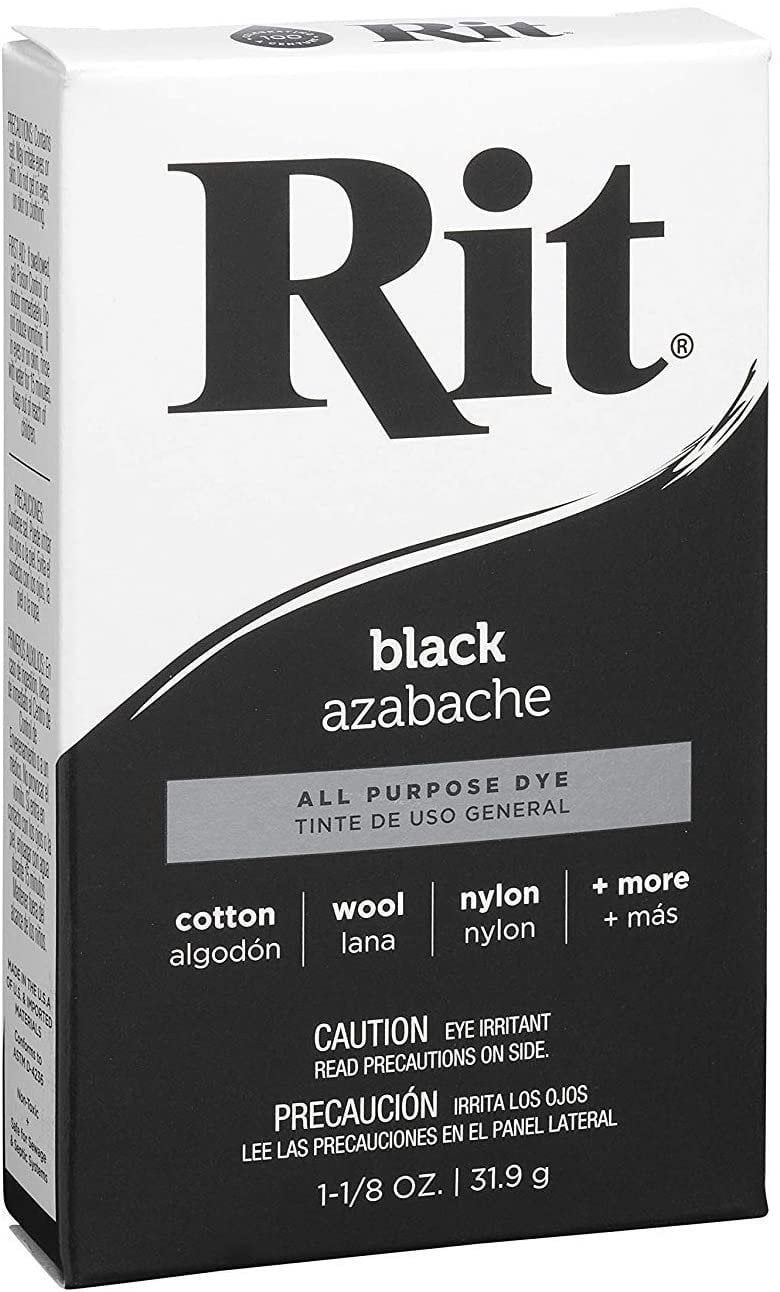 Rit, Black Purpose Powder Dye, 1-1/8 oz Fur Pak