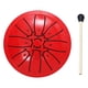 thumbnail image 4 of Tambor de lengua de acero 4 pulgadas 8 notas instrumentos de percusión de manejo rojo, 4 of 8