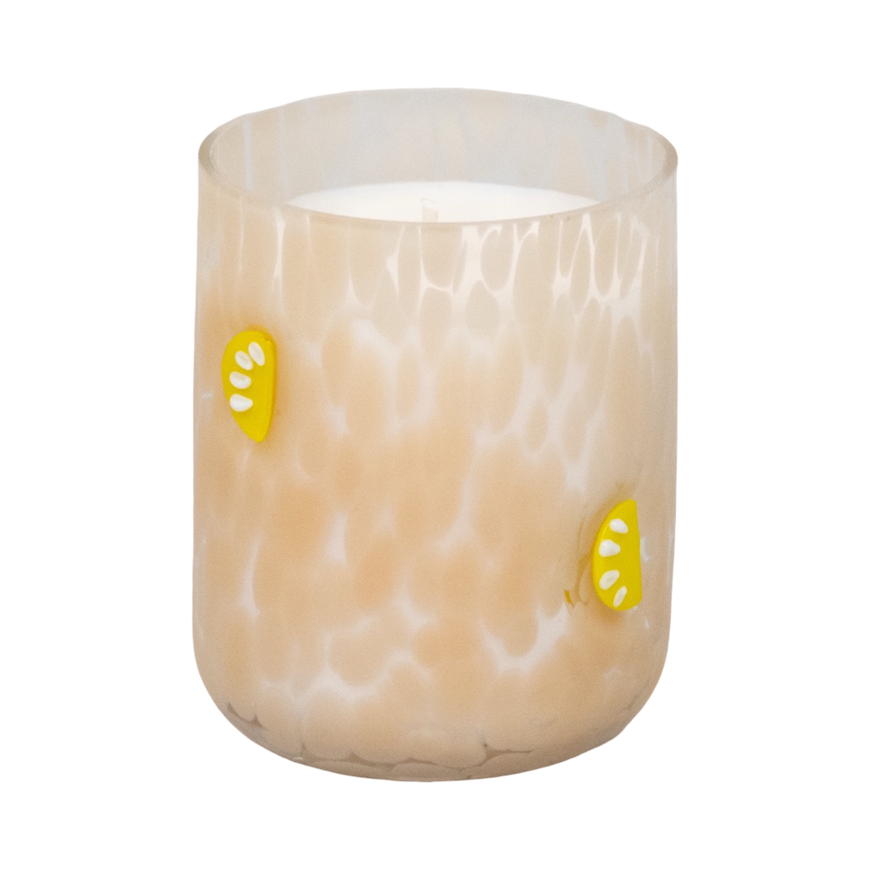 Mainstays 1-Wick Art Glass Scented Jar Candle, Cranberry Mandarin, 8.5 oz.