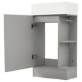 thumbnail image 3 of 18.6" Bathroom Vanity with Ceramic Sink and Toilet Paper Holder for Bathroom Essentials, 3 of 7