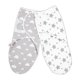 thumbnail image 1 of Manta para bebé, paquete de 2 mantas para recién nacidos, manta para bebé de 0 a 3 meses, algodón orgánico con velcro, unisex, 1 of 5