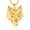 Gold, variant on Men's Fierce Wolf Cremation Jewelry for Ashes Urn Necklace Lockets for Ashes of Loved One Cremation Urn Pendant Memorial Jewelry