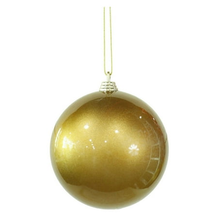 Vickerman 4" Candy Finish Ball Christmas Ornaments, Pack of 4