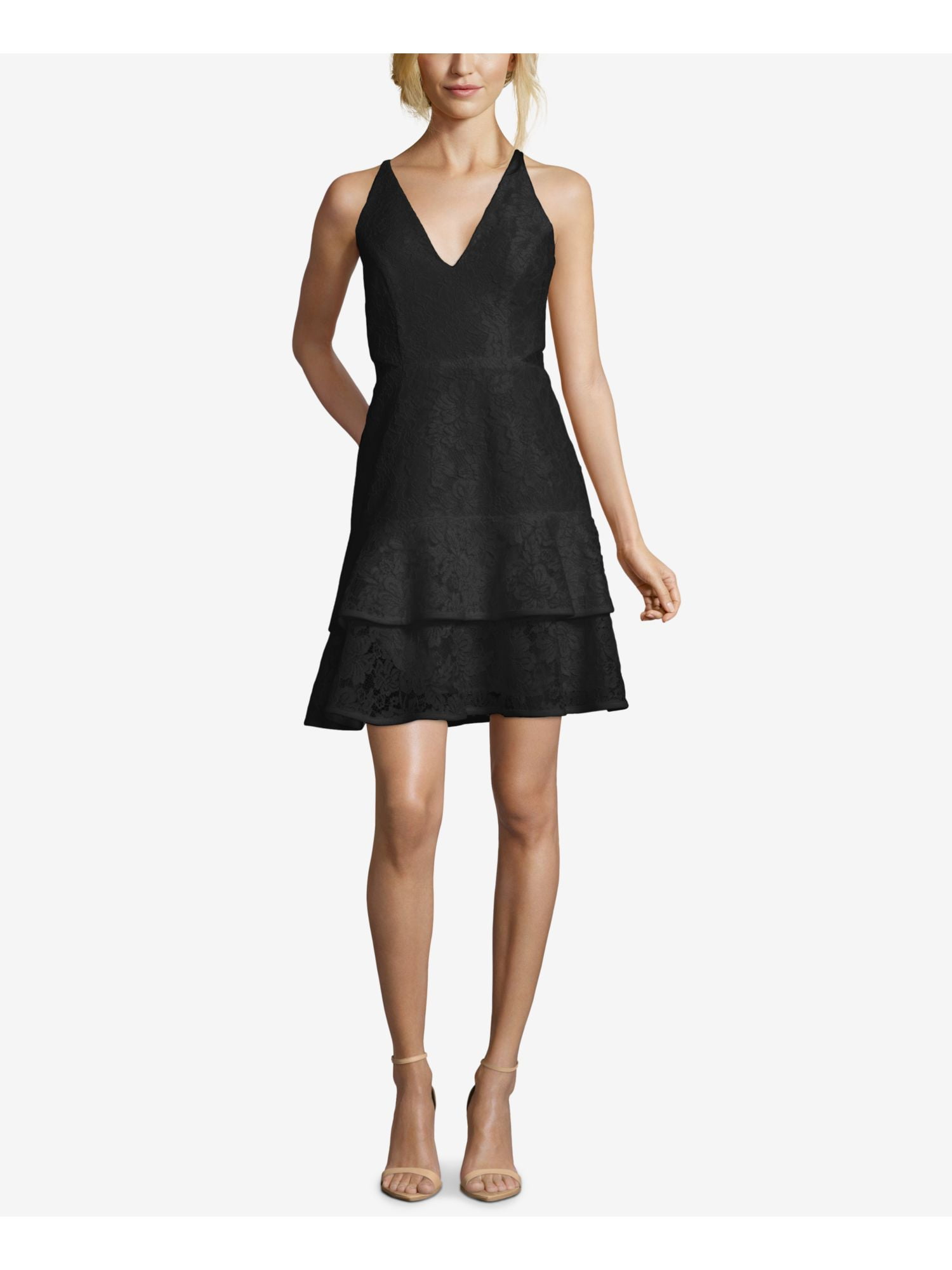 xscape black dress