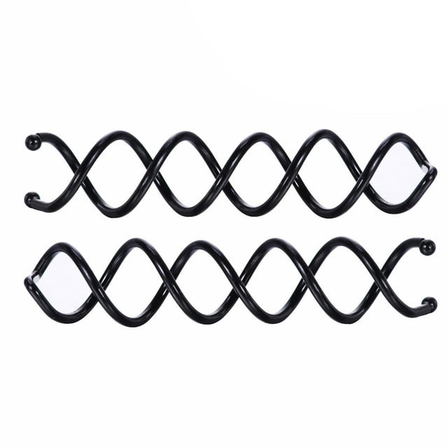 Miangastore 20 Pcs Pince à Cheveux Spirale Mini Pince pour Coiffure DIY (Noir)