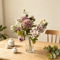 thumbnail image 6 of Mixed Artificial Flower Bouquet Faux, Silk Roses Floral Arrangement, Fall Seasonal Home Decor, Thanksgiving Table Centerpiece Wedding Party Decoration, 6 of 6