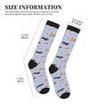 thumbnail image 2 of Lsque Dogs Are Running Pattern Sport Compression Socks for Men & Women 15-20 mmHg Knee High Nurse Pregnant Running Medical and Travel Athletic, 2 of 6