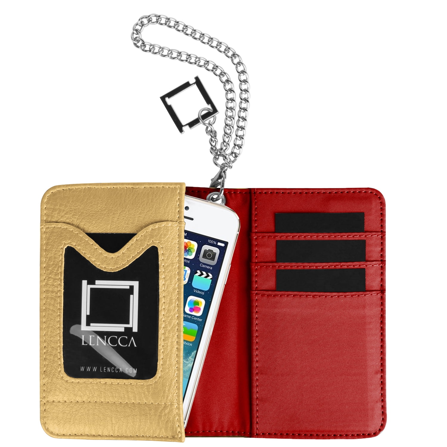 Women Clutch Wristlet Wallet Case with Phone Compartment (Beige)