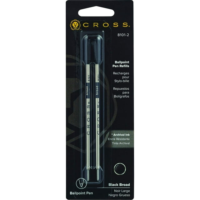 Recambio para bolígrafo Cross Standard, paquete de 2