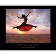 thumbnail image 3 of Anonymous 18x15 Black Modern Framed Museum Art Print Titled - Rhythm of Life, 3 of 5