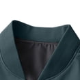 thumbnail image 5 of Stamzod Jackets for Men Long Sleeve Zip Up Bomber Jacket Men Business Casual Work Lightweight Windbreaker Army Green XXXXL, 5 of 6