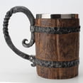 thumbnail image 3 of Jarra De Cerveza Cubo De Acero Inoxidable En Forma De Recipiente Para Beber Cerveza Vintage Jarra Cerveza Segura Taza Para Beber Taza De Cerveza Hecha A Mano Regalo Para Cerveza Té Leche Café Sweethay HA021001-00, 3 of 7