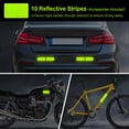 thumbnail image 2 of Heavy Duty Adjustable Bike Floor Stand, Freestanding & Wall Mounted for Mountain, Road, Snow Bikes, Indoor/Outdoor Storage, Includes 10 Reflective Stripes, 2 of 6