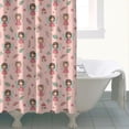 thumbnail image 4 of Floral Fairy Princess Pattern Shower Curtain 72"x84" ,Bathroom Decorative Shower Curtains Set with 12 Hooks,Modern Waterproof Washable Shower Curtain, 4 of 6