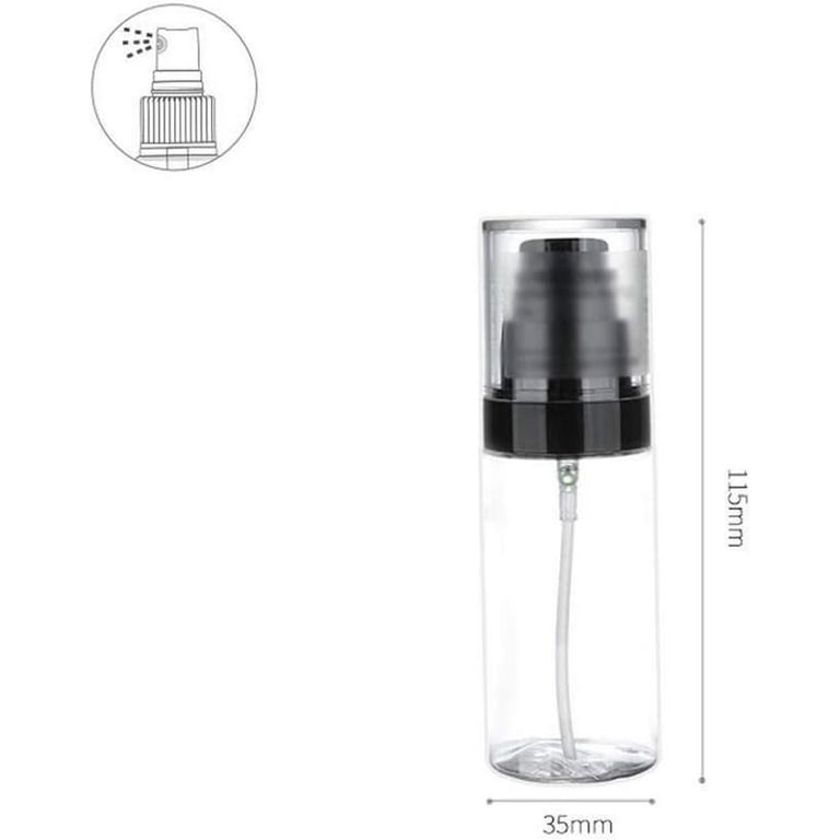 2 Set,100ml Glass Fine Mist Atomiser,Empty Glass Square Grids Perfume  Atomizer Spray Pump Bottle Travel Refillable Bottle for Liquid Fragrance