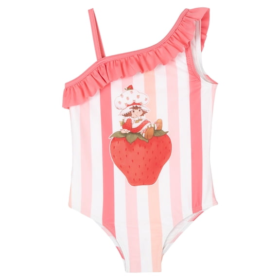 Strawberry Shortcake One Piece Bathing Suit UPF 50 Toddler to Big Kid