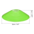 thumbnail image 2 of Unique Bargains Plastic Soccer Disc Cones Field Markers for Agility Sport Training Green 40 Pack, 2 of 6