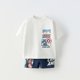 thumbnail image 2 of Trajes informales a la moda para niños, conjunto de pantalones cortos de manga corta de verano para niños, nueva moda, camiseta con estampado de dibujos animados, pantalones cortos bonitos, 2 uds., 2 of 4