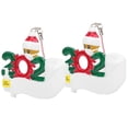 thumbnail image 3 of Adornos navideños, 2 piezas Decoración navideña Bendición Decoración navideña Decoración del árbol de Navidad de Papá Noel Diseño aerodinámico, 3 of 8
